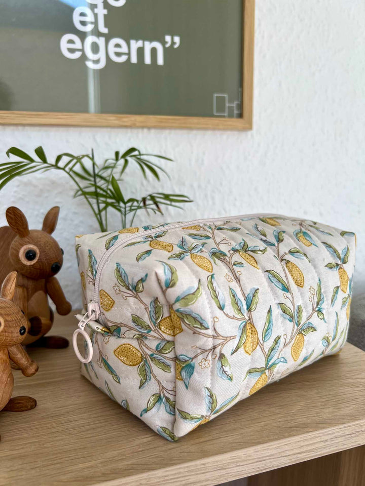 Lemon fresh makeup bag